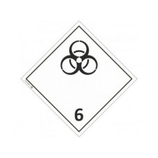 Знак  "Класс опасности 6" (Инфекционные вещества)